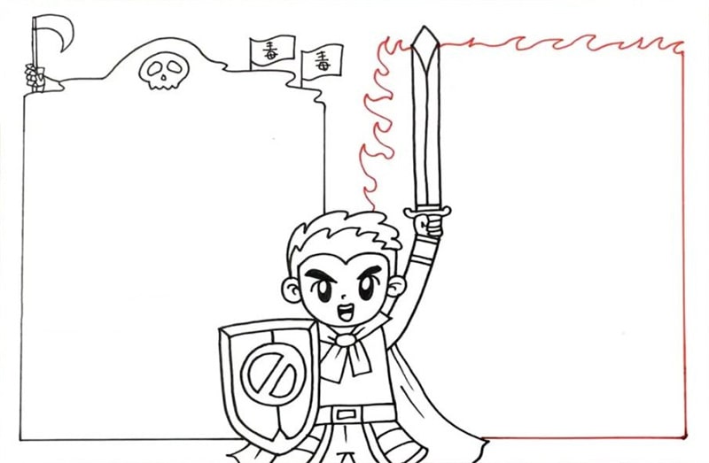 禁毒手抄报简单又漂亮