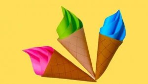 儿童超简单冰淇淋剪纸教程（2种）