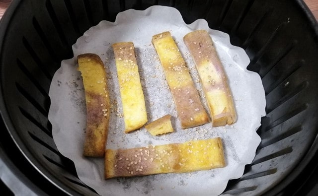 空气炸锅食谱蜂蜜吐司