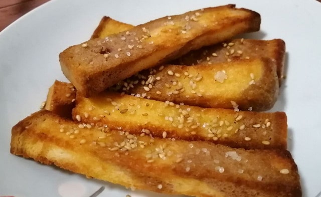 空气炸锅食谱蜂蜜吐司