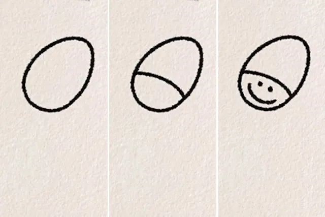 长颈鹿简笔画图片带颜色