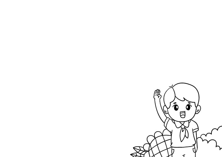 童心向党儿童手抄报图片怎么画