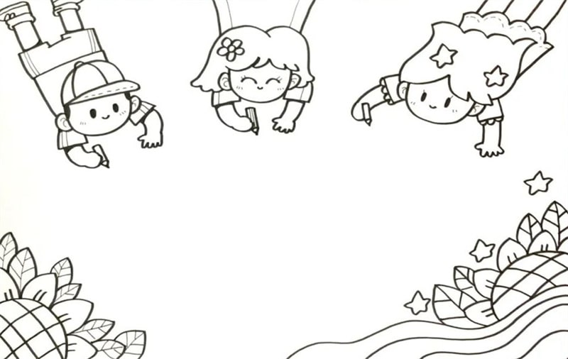 童心向党、喜迎二十大​手抄报教程