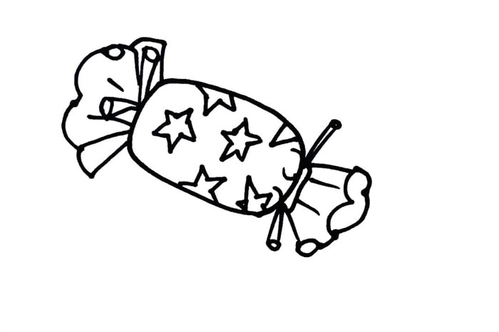 糖果儿童简笔画图片教程