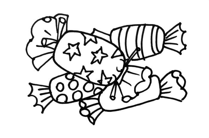 糖果儿童简笔画图片教程