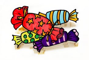 糖果儿童简笔画图片教程