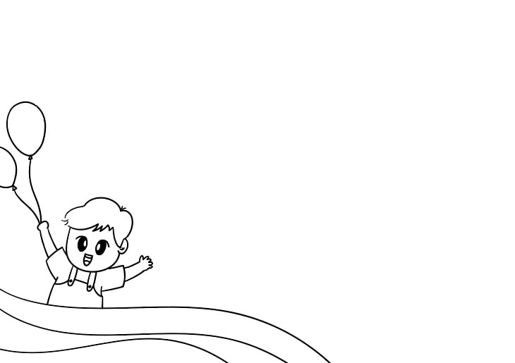 喜迎二十大童心向党手抄报图片怎么画