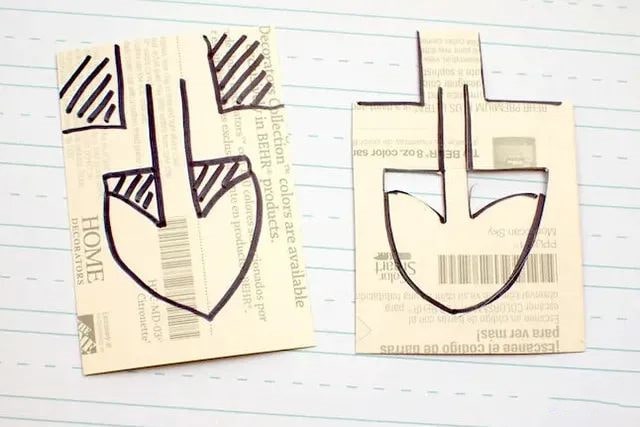 郁金香书签制作简单漂亮图片