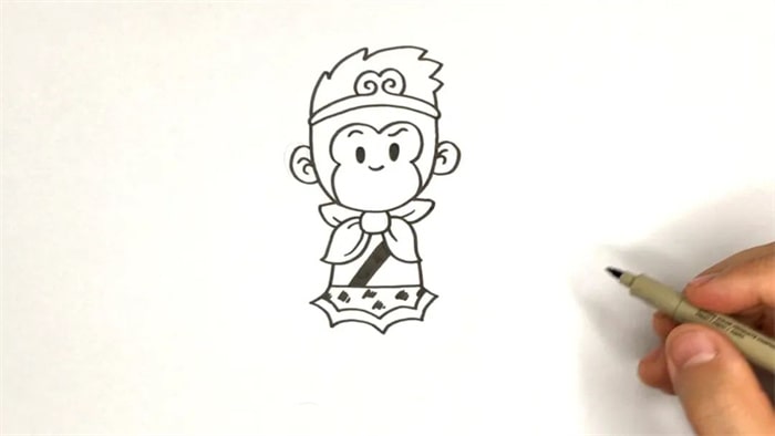 孙悟空简笔画图片怎么画