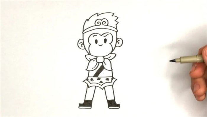 孙悟空简笔画图片怎么画