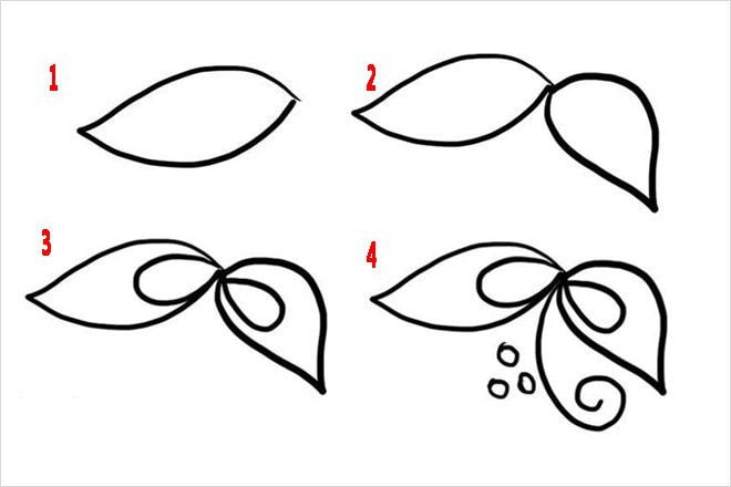 树叶简笔画的画法10种