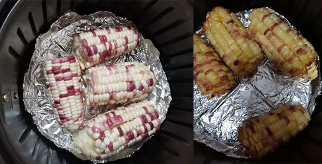 空气炸锅食谱烤玉米棒的做法