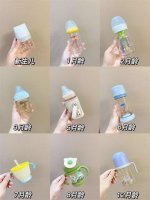 母乳瓶喂宝宝0-1岁用过的婴儿奶瓶