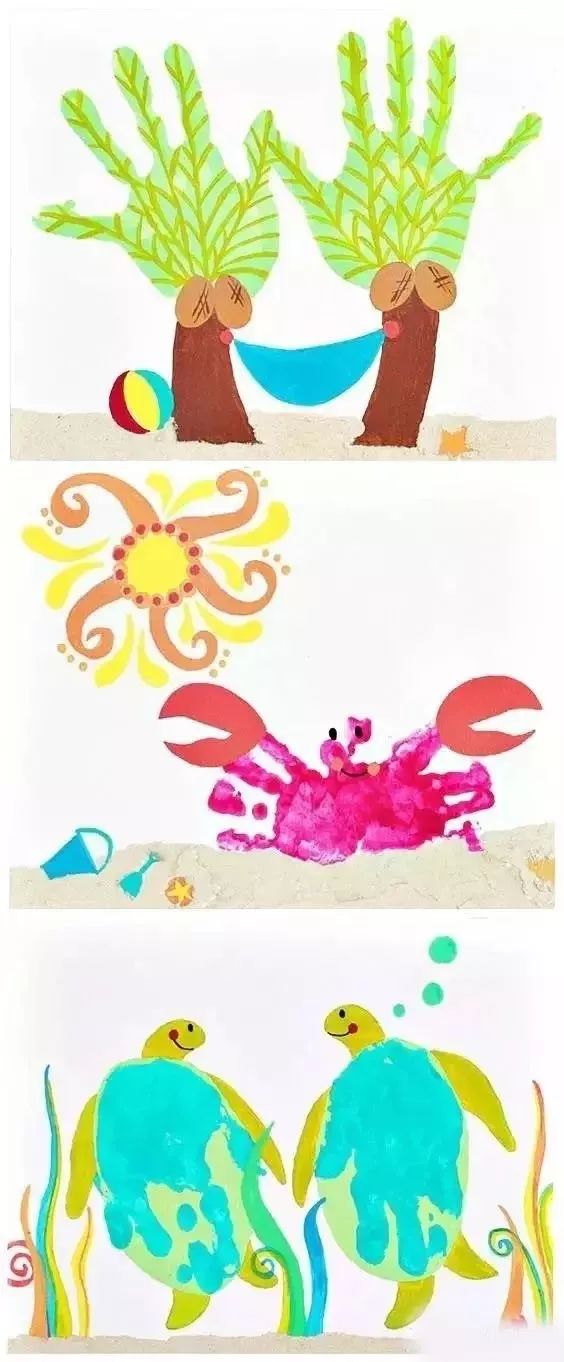 幼儿园创意手掌画