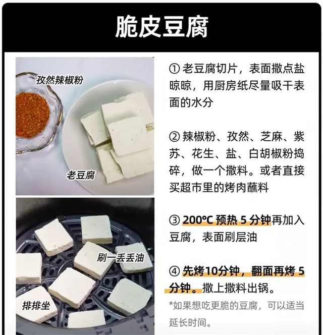 空气炸锅使用经验（附空气炸锅食谱）