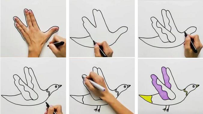 幼儿园手掌创意画（7款）