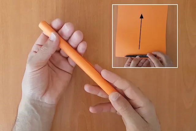 用纸折可以发射的手工迷你弩箭怎么做