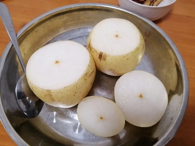 空气炸锅食谱冰糖烤梨，清甜润肺止咳