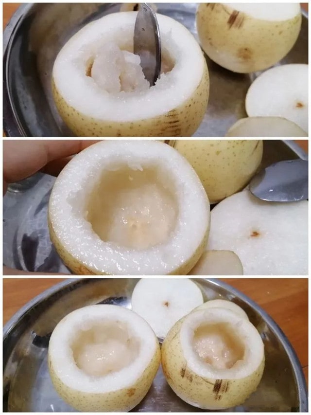 空气炸锅食谱冰糖烤梨，清甜润肺止咳