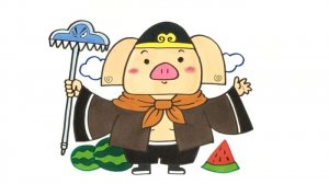 西游记猪八戒卡通简笔画教程