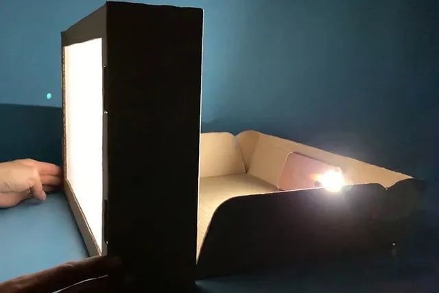 纸盒子废物利用手工制作皮影戏玩具