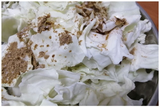 空气炸锅食谱烤包菜的做法