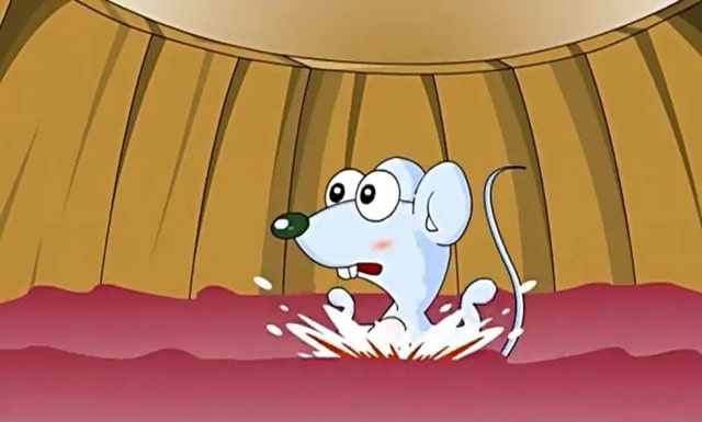 幼儿故事：掉进酒桶里的老鼠