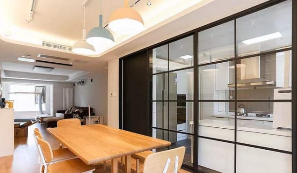 厨房选用玻璃移门的好处