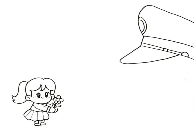 八一建军节手抄报图片简单