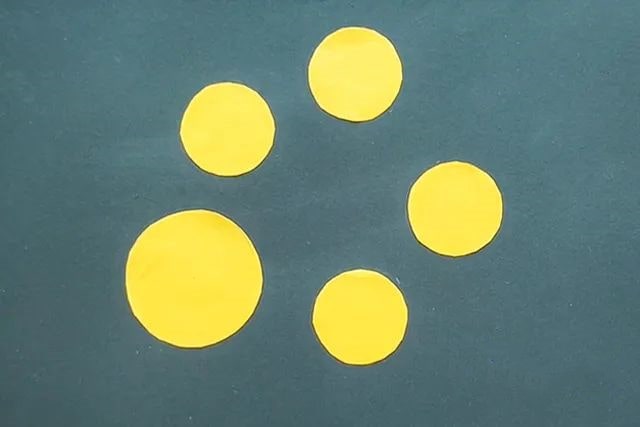 几何图形拼贴画：用圆形制作动物拼贴画