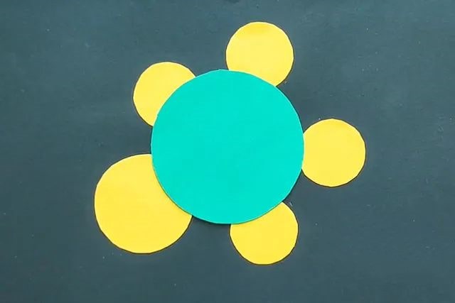 几何图形拼贴画：用圆形制作动物拼贴画