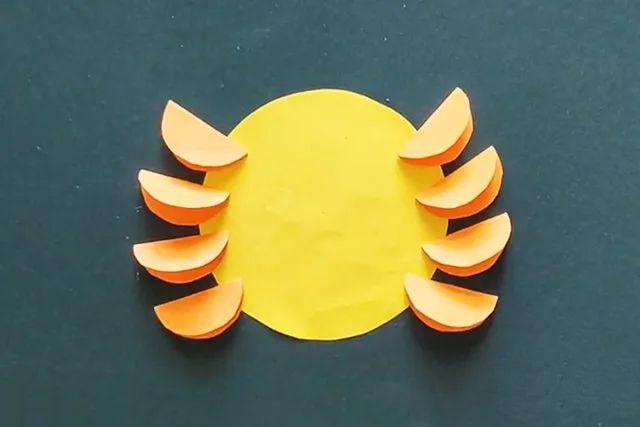 几何图形拼贴画：用圆形制作动物拼贴画