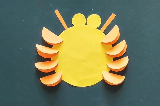 几何图形拼贴画：用圆形制作动物拼贴画