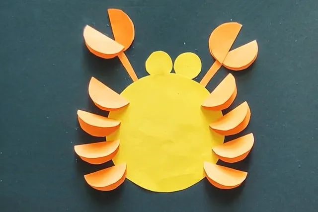 几何图形拼贴画：用圆形制作动物拼贴画