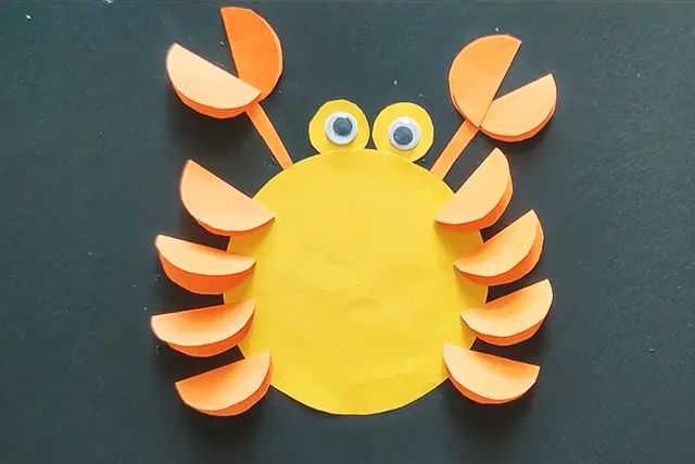 几何图形拼贴画：用圆形制作动物拼贴画