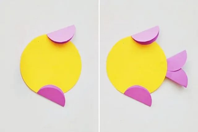 几何图形拼贴画：用圆形制作动物拼贴画