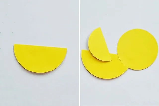 几何图形拼贴画：用圆形制作动物拼贴画