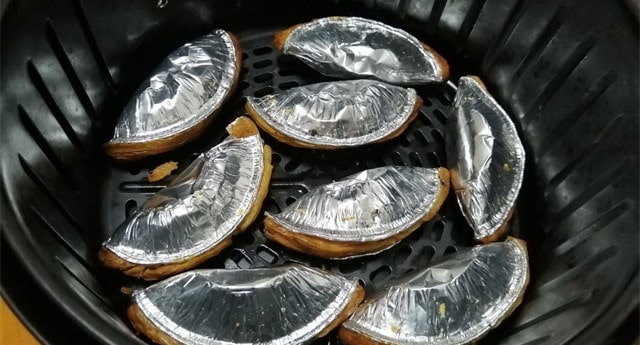 空气炸锅食谱烤剩蛋挞皮