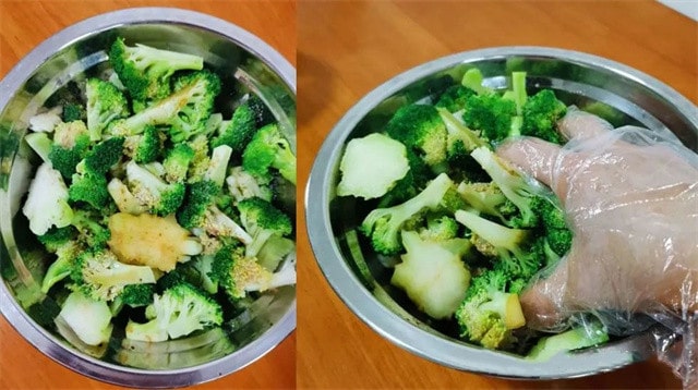 空气炸锅食谱烤西蓝花