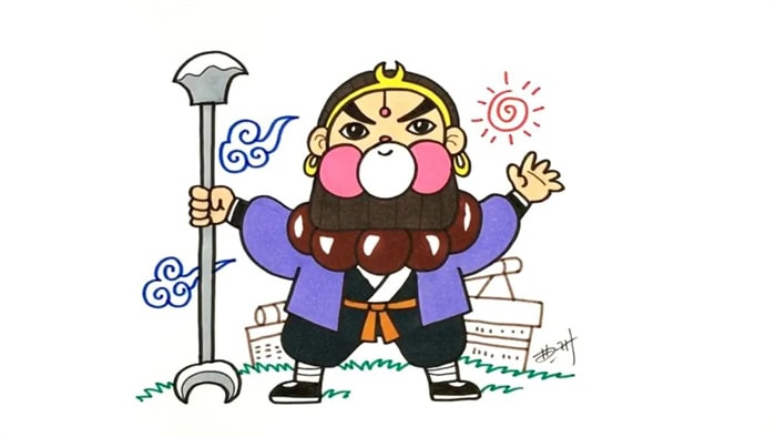 西游记沙僧卡通简笔画教程