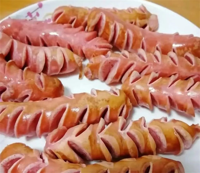 空气炸锅食谱烤肠怎么做