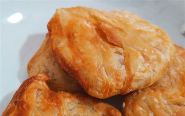 空气炸锅食谱手抓饼做的空心糖饼