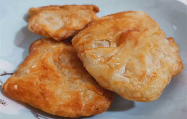 空气炸锅食谱手抓饼做的空心糖饼