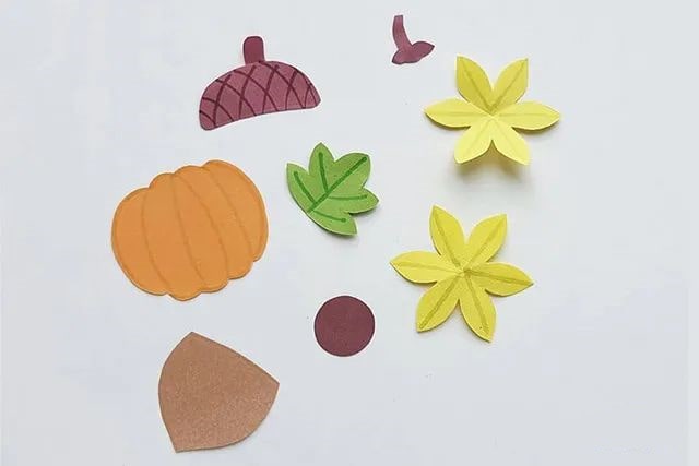 秋天主题书签制作简单漂亮图片