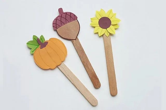 秋天主题书签制作简单漂亮图片