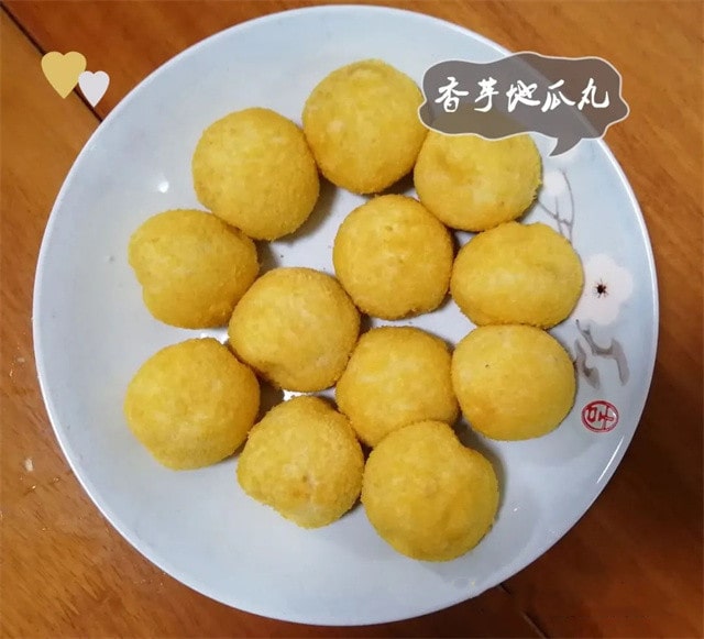 空气炸锅食谱炸香芋地瓜丸