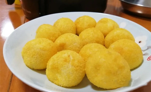 空气炸锅食谱炸香芋地瓜丸