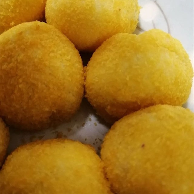 空气炸锅食谱炸香芋地瓜丸