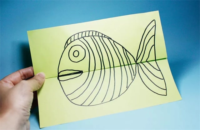 幼儿园手工制作：大嘴鱼