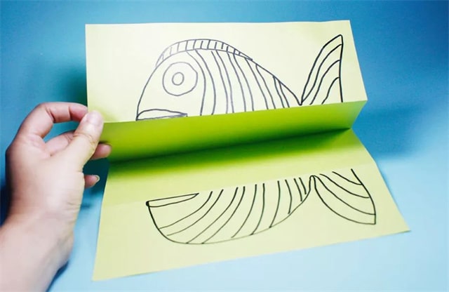 幼儿园手工制作：大嘴鱼